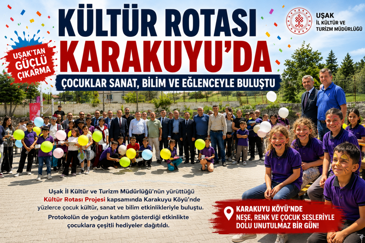 UŞAK İL KÜLTÜR VE TURİZM MÜDÜRLÜĞÜNDEN GÜÇLÜ ÇIKARMA